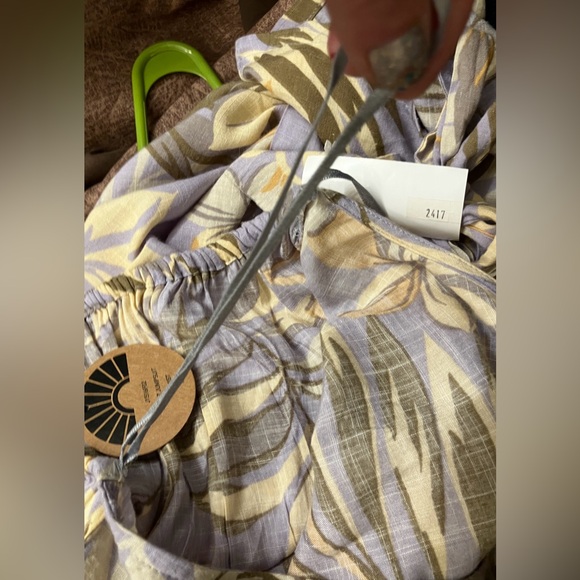 BNWT Bila.77-La Paz Halter Style Wide Leg Jumpsuit Da Mist Sz MED - Picture 16 of 16